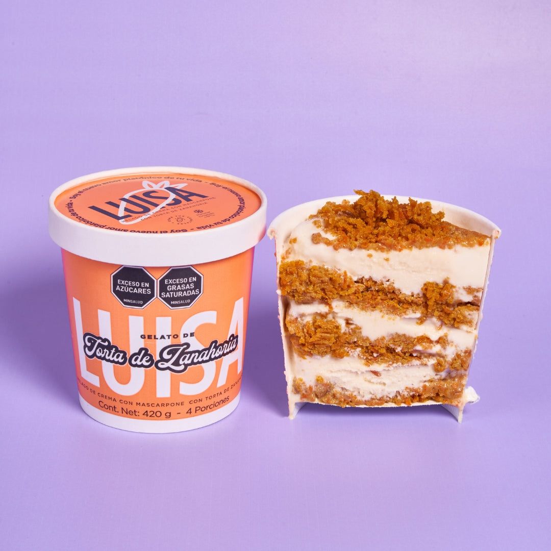 COMBO: Helado torta de Zanahoria y Birthday Cake
