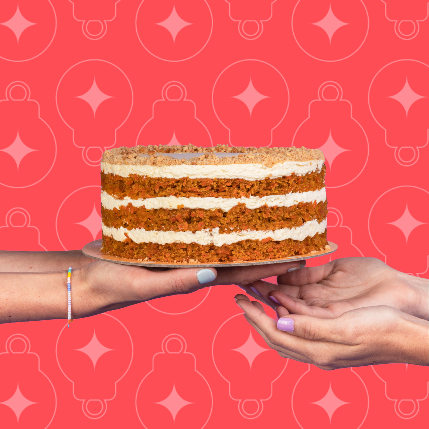 Torta de Zanahoria Navideña Talla M