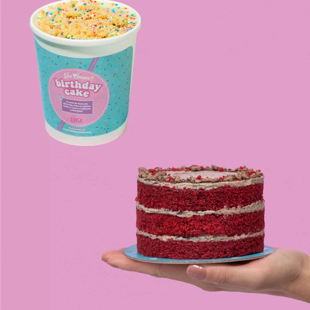 Combo Fiesta de 4 (1 Torta S + 1 Gelato)