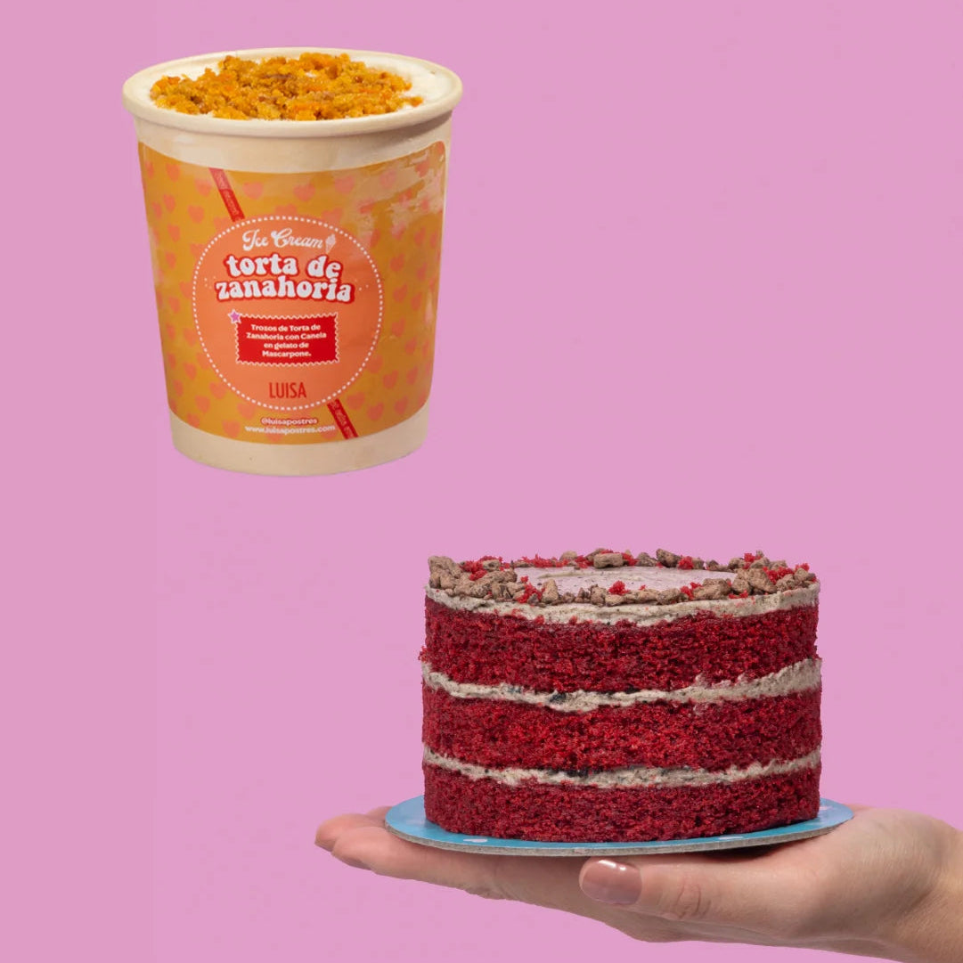 Combo Fiesta de 4 (1 Torta S + 1 Gelato)
