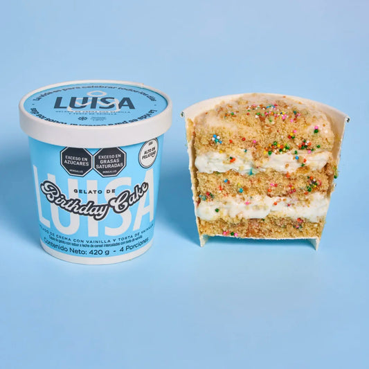 Gelato de Birthday Cake (Helado / Ice Cake)