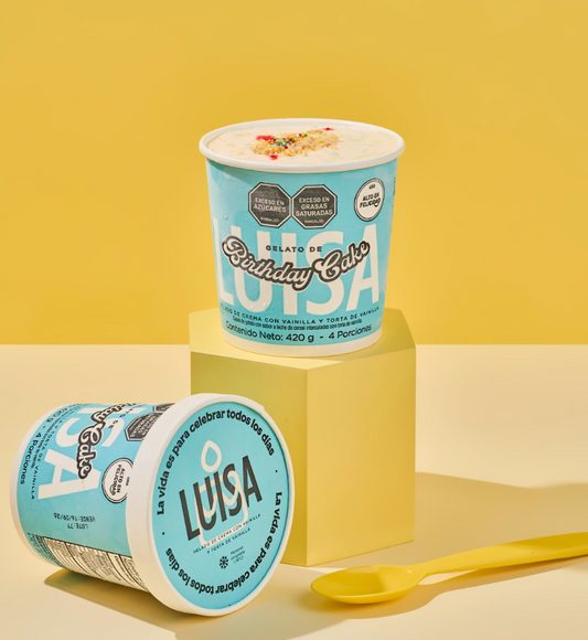 Gelato de Birthday Cake (Helado / Ice Cake)