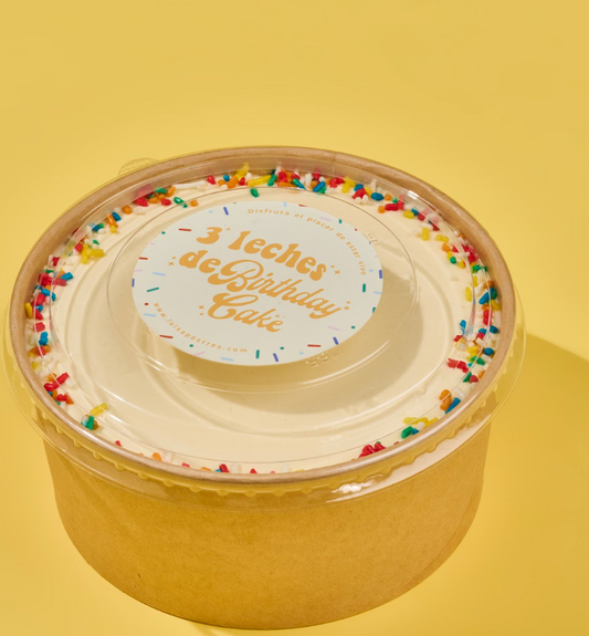 Tres Leches de Birthday Cake