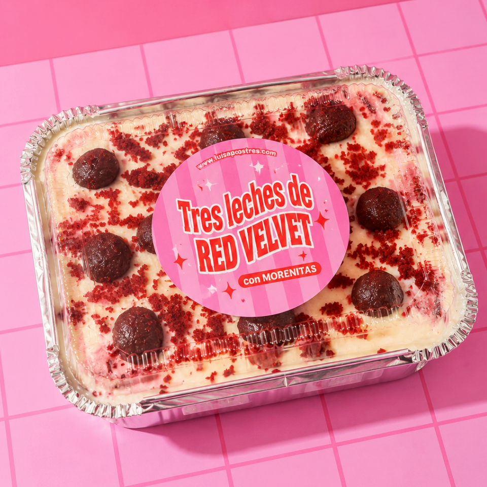 Tres Leches de Red Velvet con MORENITAS