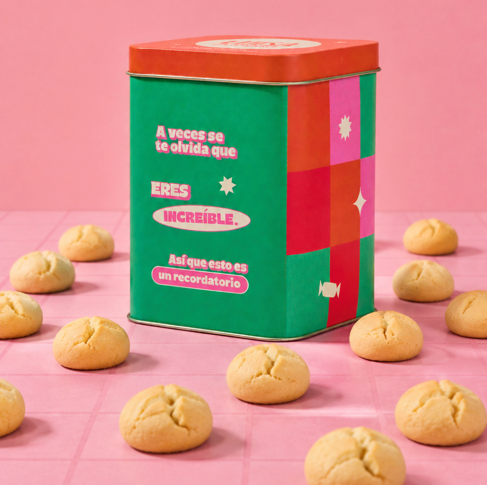 Galletas Polvorosas en Lata Coleccionable: Eres increíble