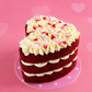 Torta Corazón de Red Velvet