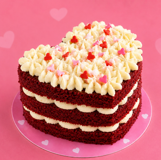 Torta Corazón de Red Velvet