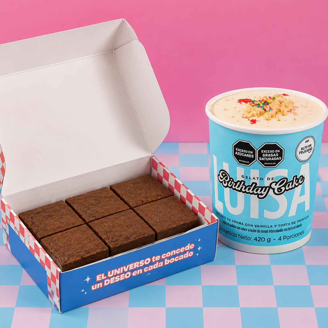 COMBO: Brownies con Helado