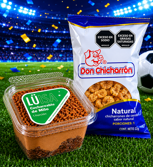 Combo mundialista: 1 Lü de Milo + 1 Paq de Chicharrones