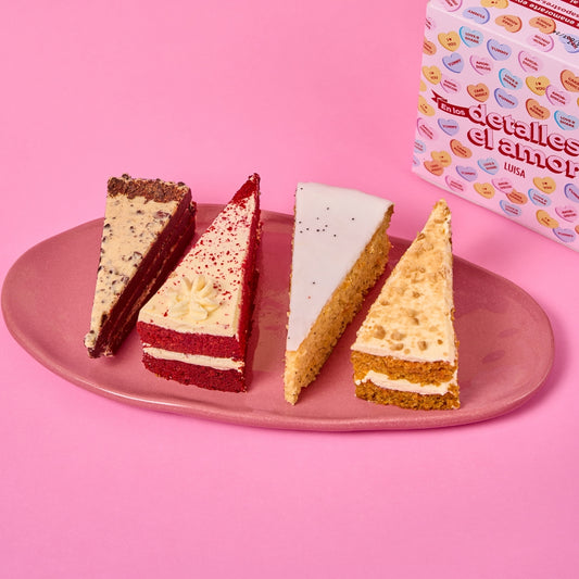 Caja de porciones de torta