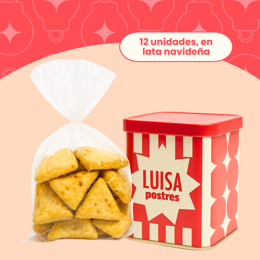 Galletas de Pie de Limón en Lata Navideña