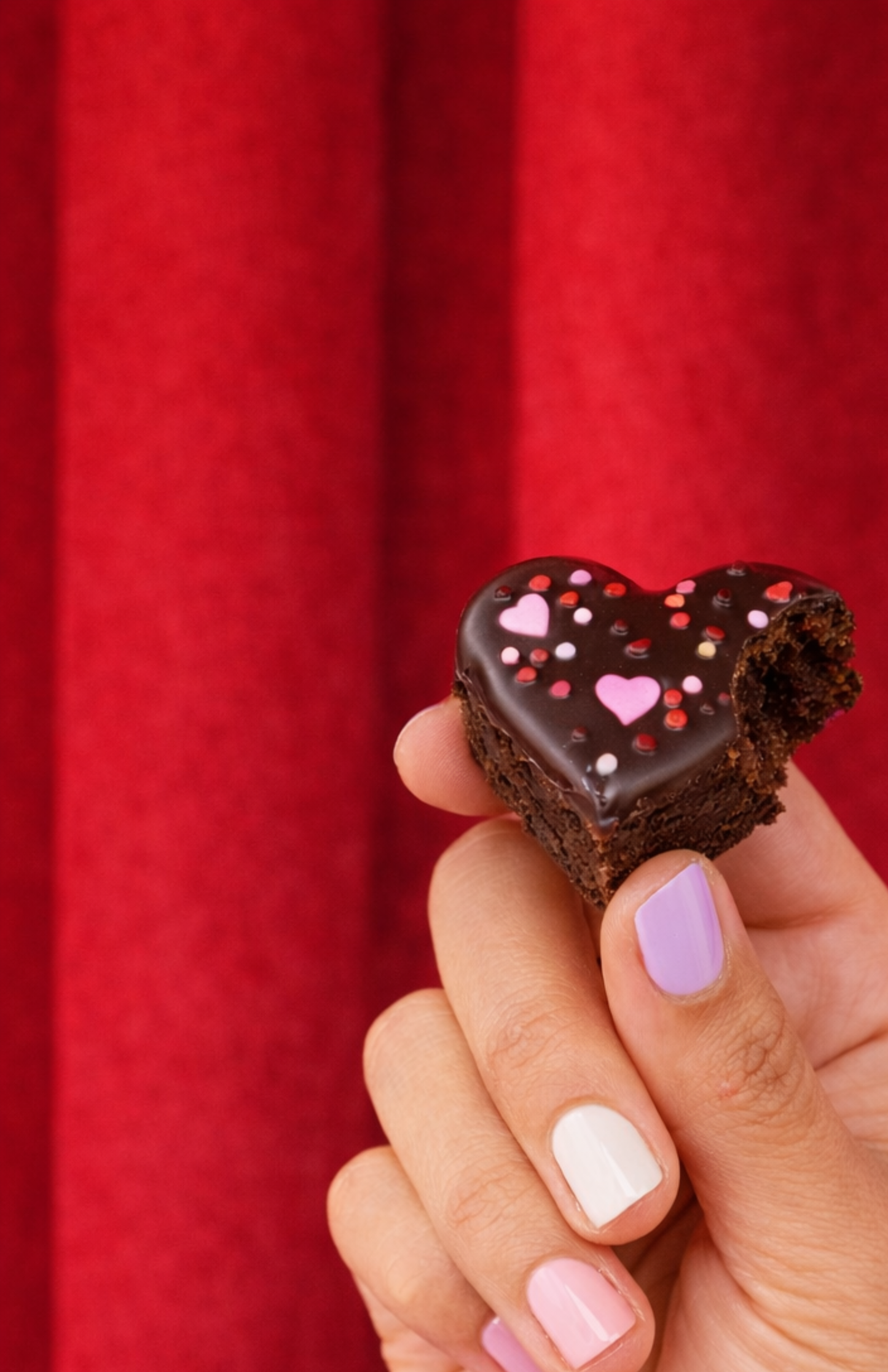 Brownies en forma de corazón + Lata coleccionable