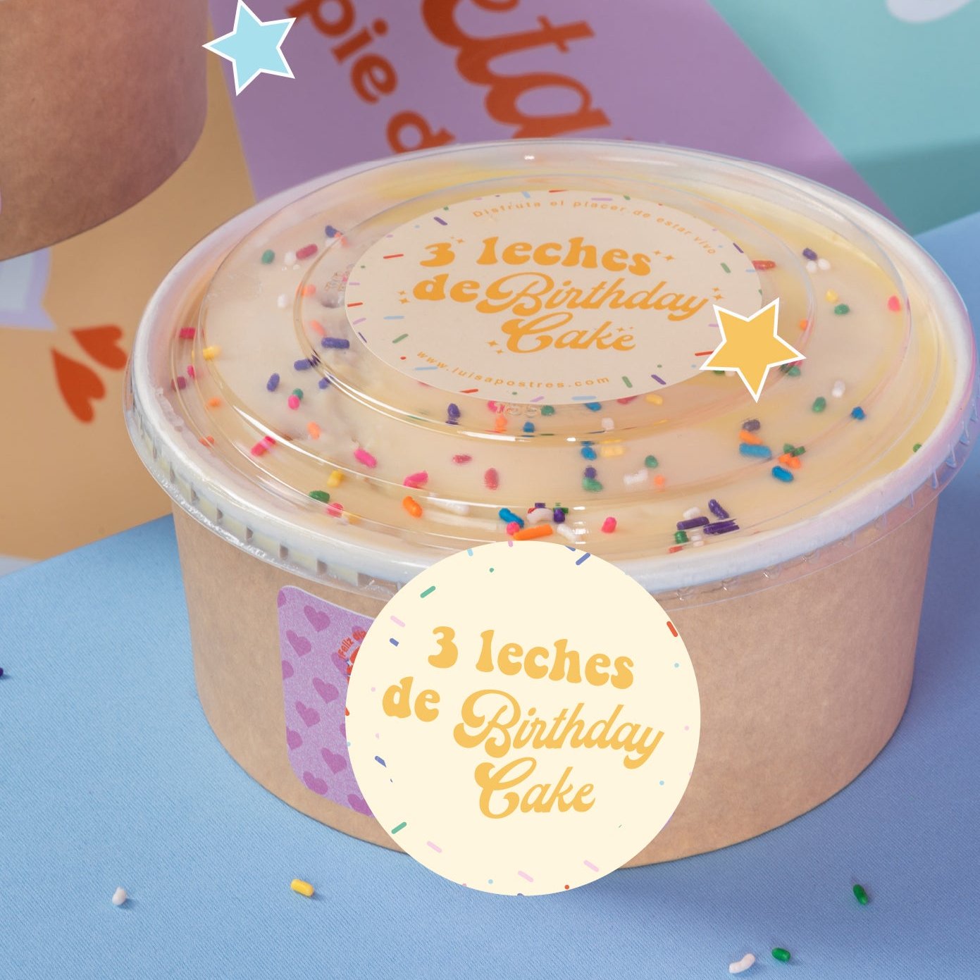 Tres Leches de Birthday Cake
