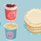 Combo Fiesta de 8 (1 Torta M + 2 Ice Cakes)