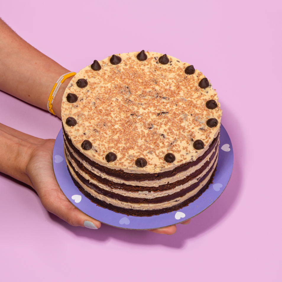 Torta Brownie con Cookie Dough