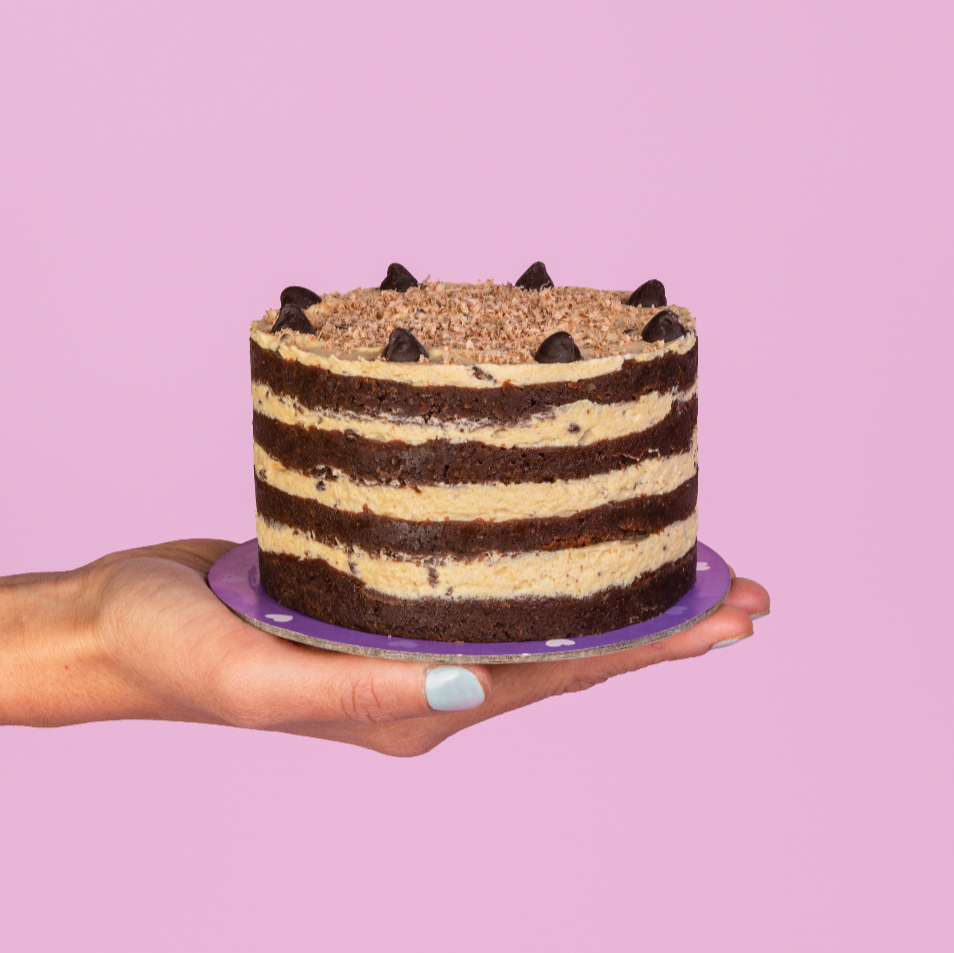 Torta Brownie con Cookie Dough
