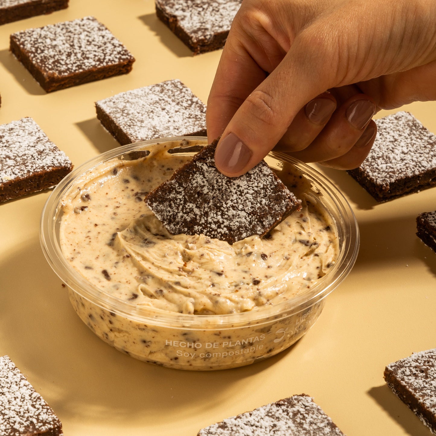 Combo Brownies + Cookie Dough Dip
