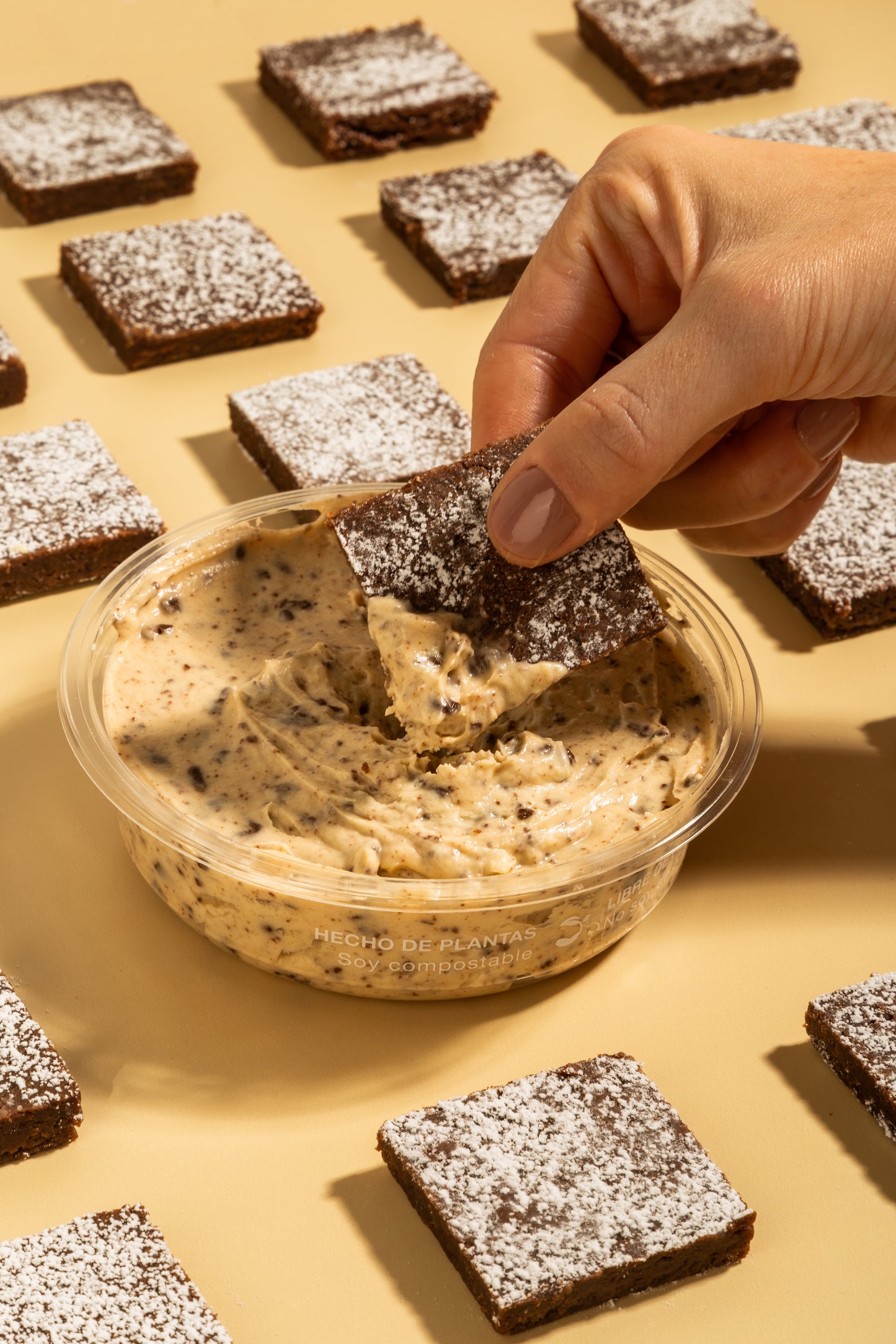 Combo Brownies + Cookie Dough Dip